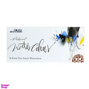 آبرنگ افرا مدل Half Pans بسته 36 رنگ