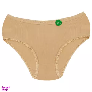 شورت زنانه یوکین مدل نخی کبریتی کد 4636 رنگ کرم