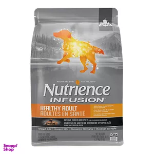 غذای خشک سگ نوترینس با طعم مرغ کد 6096 وزن 2270 گرم