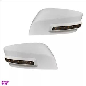 فلاپ آینه چراغ دار خودرو کالانیکس مدل FEL-SAINAWH-10367 مناسب ساینا مجموعه 2 عددی