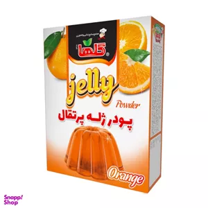 پودر ژله پرتقال گلها وزن 100 گرم بسته بندی جعبه
