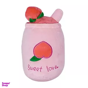 عروسک طرح شیک هلو کد 1000010401 سایز 35 سانتی متر