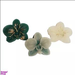 شمع شناور مدل ارکیده مجموعه 3 عددی