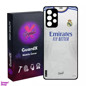 کاور گارد ایکس طرح رئال مادرید مدل Glass10358 مناسب برای گوشی موبایل سامسونگ Galaxy A32 4G
