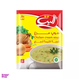 سوپ نیمه آماده الیت با طعم مرغ وزن 65 گرم