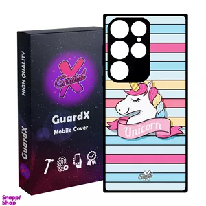 کاور گارد ایکس طرح Unicorn مدل Glass10018 مناسب برای گوشی موبایل سامسونگ Galaxy S24 Ultra