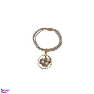 کش مو زنانه طرح قلب نگین دار کد 99