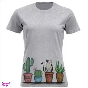 تیشرت آستین کوتاه زنانه مدل کاکتوس A42