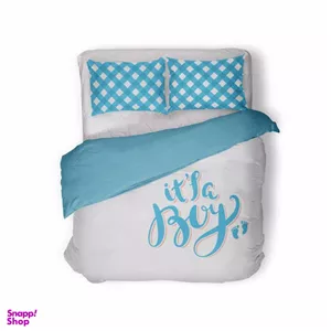 سرویس کاور لحاف مدل its baby کد 9015 یک نفره 3 تکه 