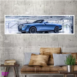 تابلو بکلیت طرح ماشین رولز رویس مدل کشیده W-7918