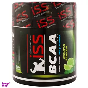 پودر آمینو BCAA آی اس اس طعم موهیتو وزن 250 گرم