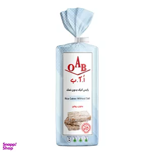 رایس کیک بدون نمک ا آ ب وزن 100 گرم