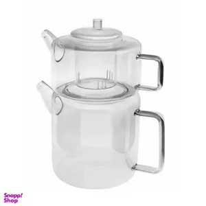 کتری و قوری پیرکس مادام کوکو مدل فلت کد 2321