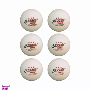 توپ پینگ پنگ دی اچ اس مدل سه ستاره بسته 6 عددی