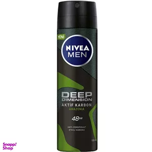 اسپری ضد تعریق مردانه نیوآ سری Deep Dimension مدل Amazonia حجم 150 میلی لیتر