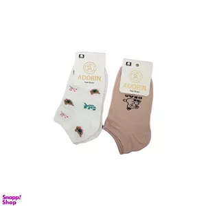 جوراب طرح تدی کد 234 مجموعه 2 عددی