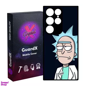 کاور گارد ایکس طرح Rick and Morty مدل Glass10030 مناسب برای گوشی موبایل سامسونگ Galaxy S24 Ultra