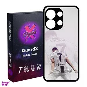 کاور گارد ایکس طرح CR7 مدل Glass10189 مناسب برای گوشی موبایل شیائومی Redmi Note 13 4G