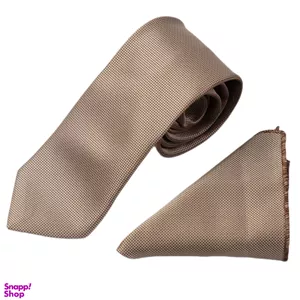 ست کراوات و دستمال جیب مردانه طرح جودون کد S48