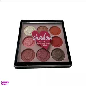 پالت سایه چشم‌ شاینی طرح قلبی کد D