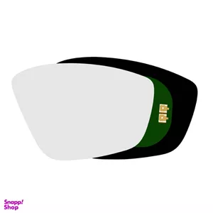 شیشه آینه جانبی راست خودرو کالانیکس مدل SHIS-TARAR-10953 مناسب تارا به همراه قاب و چسب گرمکن دار