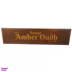 عود فارست مدل Amber Oudh کد 6467 بسته 10 عددی