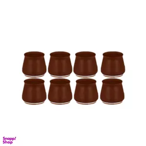 زیر پایه سیلیکونی مدل نمد دار شورفیت بسته 8 عددی