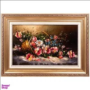 تابلو فرش دستباف سی پرشیا مدل گل در سبد کد 903744