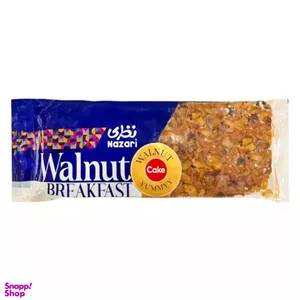 کیک گردویی نظری وزن 107 گرم