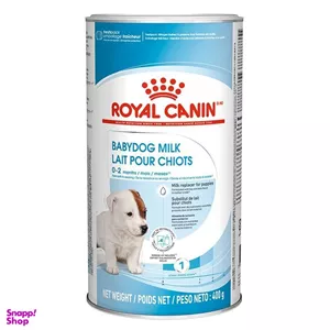 شیر خشک توله سگ رویال کنین مدل baby dog milk وزن 400 گرم