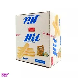 ویفر شیری هیت شیرین عسل وزن 150 گرم بسته 24 عددی