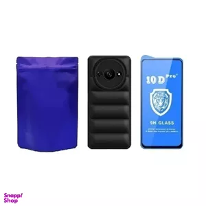 کاور گوشی موبایل مدل M-B Puffer مناسب شیائومی Redmi A3 به همراه محافظ صفحه نمایش Ten-D