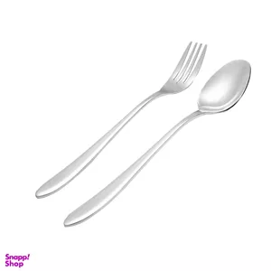 ست قاشق و چنگال ام جی اس مدل DF050 کد 100000005337 مجموعه 12 عددی