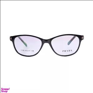 فریم عینک طبی زنانه طرح پرادا مدل 1330 رنگ مشکی