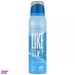 اسپری خوشبو کننده بدن مردانه بیول مدل Like Me حجم 150 میلی لیتر
