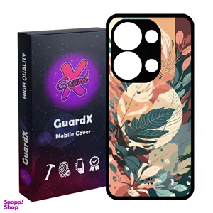 کاور گارد ایکس طرح برگ مدل Glass10657 مناسب برای گوشی موبایل شیائومی Redmi Note 13 Pro 4G / Poco M6 Pro 4G
