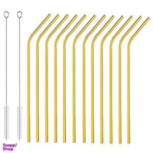 نی شربت خوری مدل str مجموعه 14 عددی