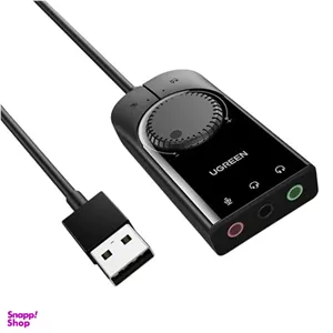 کارت صدا اکسترنال USB یوگرین مدل CM129 کد 40964 طول 15 سانتی متر