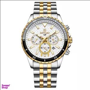 ساعت عقربه ای مردانه ریوارد کد 81101 رنگ نقره ای طلایی