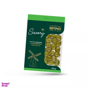 زیتون شور با هسته درشت اسپینو وزن 250 گرم