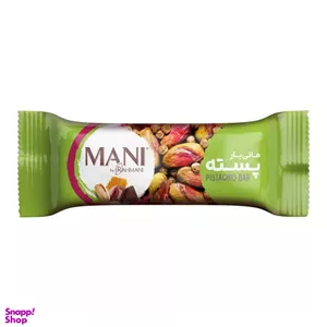 نات بار مانی طعم پسته وزن 30 گرم