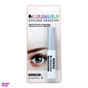 چسب مژه مصنوعی لولوکس لالا مدل clear white حجم 5 میلی لیتر
