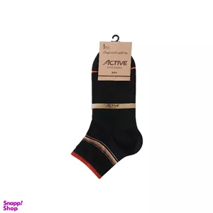 جوراب مردانه طرح دار ساق کوتاه اکتیو پرفورمنس کد 0021