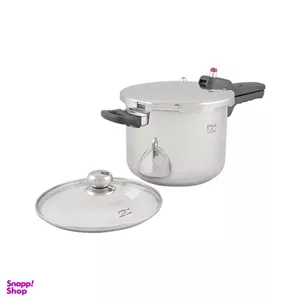 ديگ زودپز پارس استیل مدل کفه سه لایه کد 0101/0214 گنجایش 6 ليتر