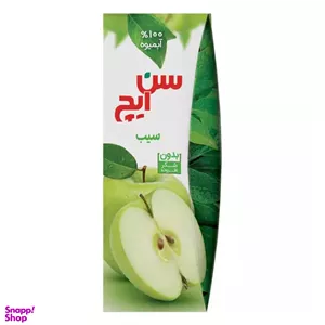 آبمیوه سیب سن ایچ مدل پاکتی حجم 200 سی سی