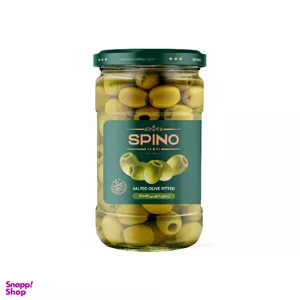 زیتون شور بی هسته ویژه اسپینو وزن 240 گرم