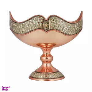 کشکول مسی و خاتم مدل کندویی شال سکه ای سایز 20