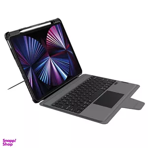 کیف کلاسوری کیبورد دار نیلکین مدل Bumper Combo Backlit Keyboard مناسب برای تبلت اپل  iPad Pro 12.9 2022/ iPad Pro 12.9 2021/ iPad Pro 12.9 2020