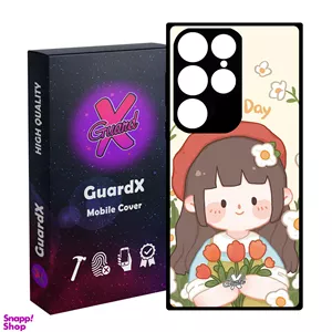 کاور گارد ایکس طرح Girl مدل Glass10633 مناسب برای گوشی موبایل سامسونگ Galaxy S24 Ultra
