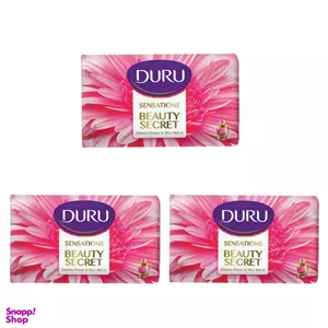 صابون شستشو دورو مدل Beauty secret تحت لیسانس وزن 125 گرم مجموعه 3 عددی